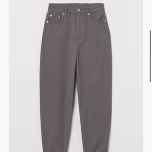 Mom Loose-fit Twill Pants